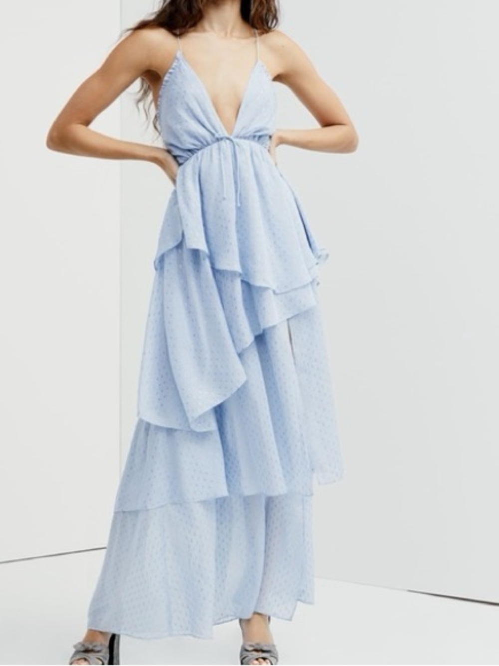 For Love & Lemons Chantal Maxi Dress in Size Medium
